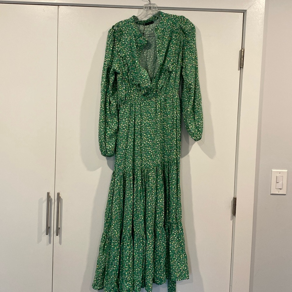 Trendyol green maxi dress